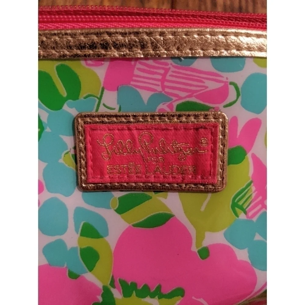 🌊 3/$15 Lilly Pulitzer Estee Lauder Makeup Tote